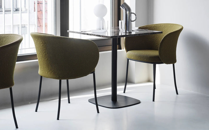 Knit Armchair - Normann Copenhagen Dining Chairs - Olive - HORNE