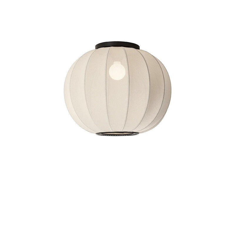 Knit - Wit Ceiling Light - Made by Hand Floor Lamps - 45 - Black - HORNE