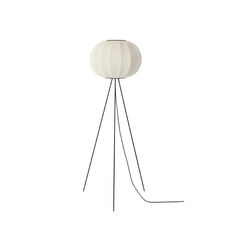 Knit - Wit Floor High Lamp - Made by Hand Floor Lamps - SIlver - 45 - HORNE