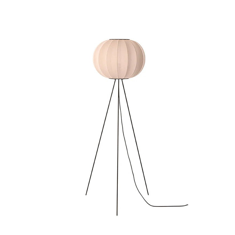 Knit - Wit Floor High Lamp - Made by Hand Floor Lamps - SIlver - 45 - HORNE