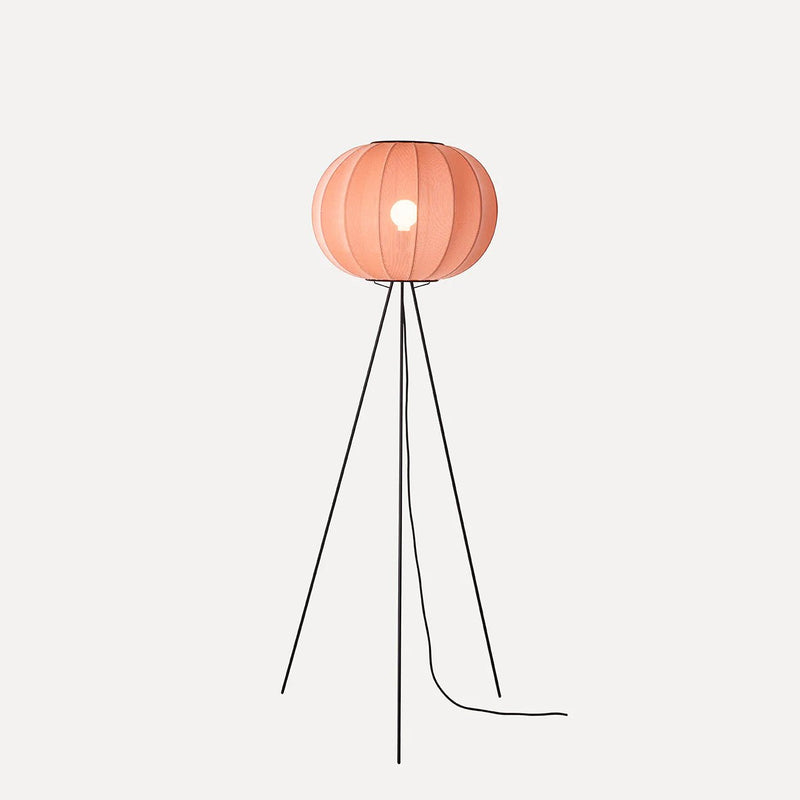 Knit - Wit Floor High Lamp - Made by Hand Floor Lamps - SIlver - 45 - HORNE