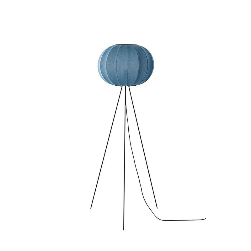 Knit - Wit Floor High Lamp - Made by Hand Floor Lamps - SIlver - 45 - HORNE