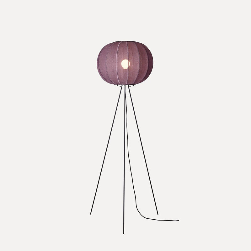 Knit - Wit Floor High Lamp - Made by Hand Floor Lamps - SIlver - 45 - HORNE