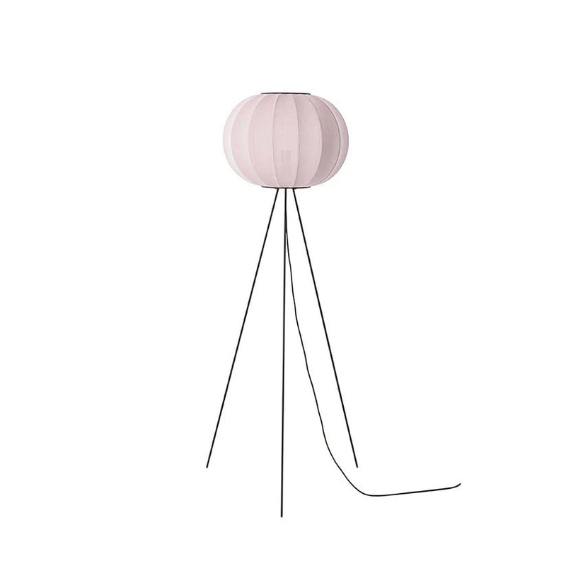 Knit - Wit Floor High Lamp - Made by Hand Floor Lamps - SIlver - 45 - HORNE