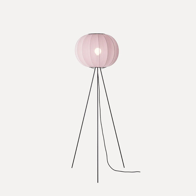 Knit - Wit Floor High Lamp - Made by Hand Floor Lamps - SIlver - 45 - HORNE