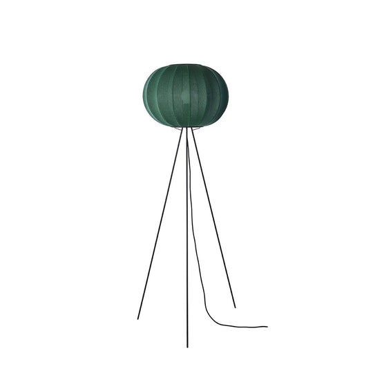 Knit - Wit Floor High Lamp - Made by Hand Floor Lamps - Tweed Green - 45 - HORNE