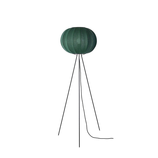 Knit - Wit Floor High Lamp - Made by Hand Floor Lamps - Tweed Green - 45 - HORNE