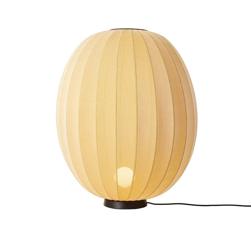 Knit - Wit Floor Level Lamp - Made by Hand Floor Lamps - 60 - Black - HORNE