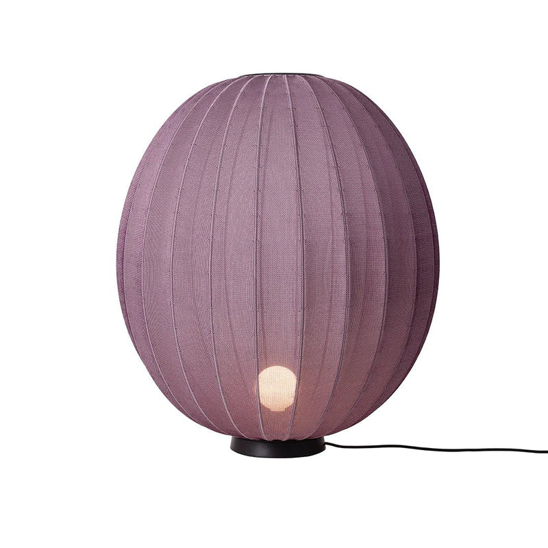 Knit - Wit Floor Level Lamp - Made by Hand Floor Lamps - 60 - Black - HORNE