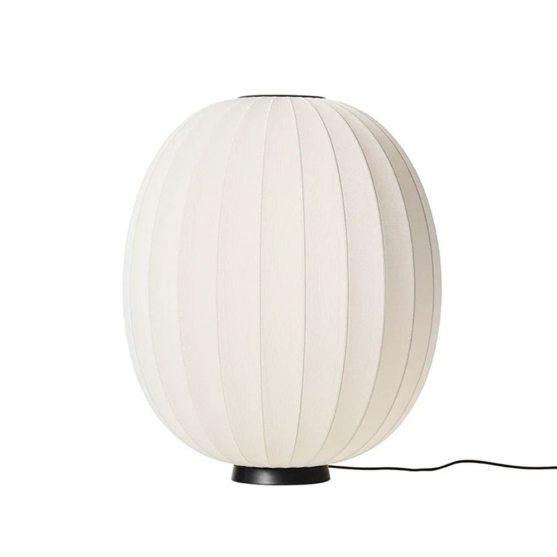 Knit - Wit Floor Level Lamp - Made by Hand Floor Lamps - 60 - Black - HORNE