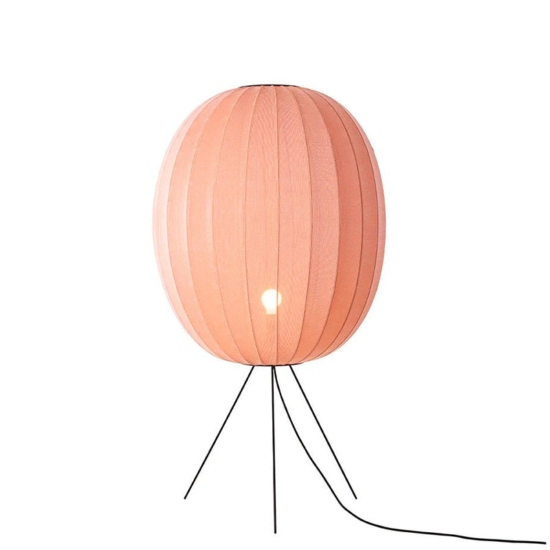 Knit - Wit Floor Medium Lamp - Made by Hand Floor Lamps - 60 - Light Pink - HORNE