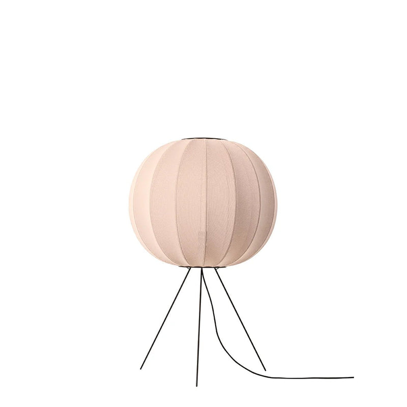 Knit - Wit Floor Medium Lamp - Made by Hand Floor Lamps - 60 - Light Pink - HORNE