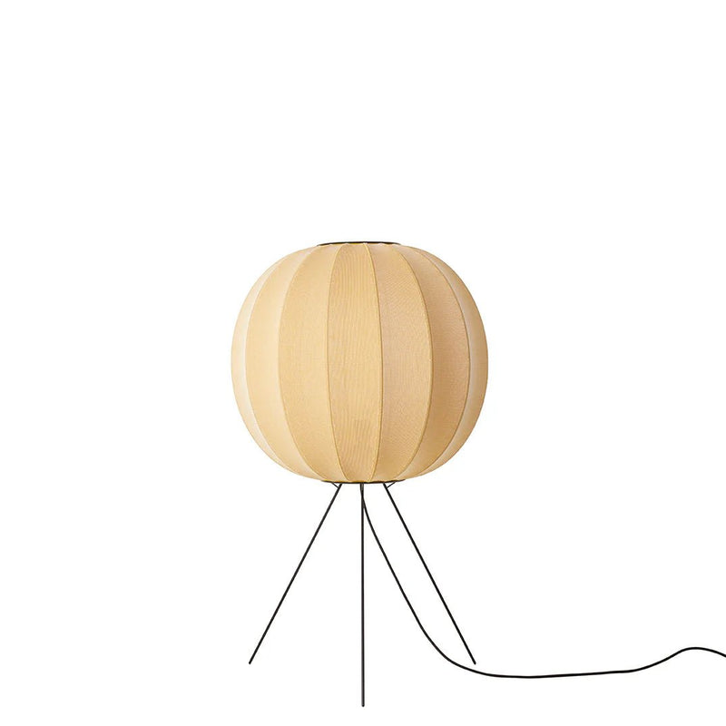 Knit - Wit Floor Medium Lamp - Made by Hand Floor Lamps - 60 - Light Pink - HORNE