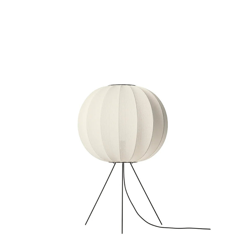 Knit - Wit Floor Medium Lamp - Made by Hand Floor Lamps - 60 - Light Pink - HORNE