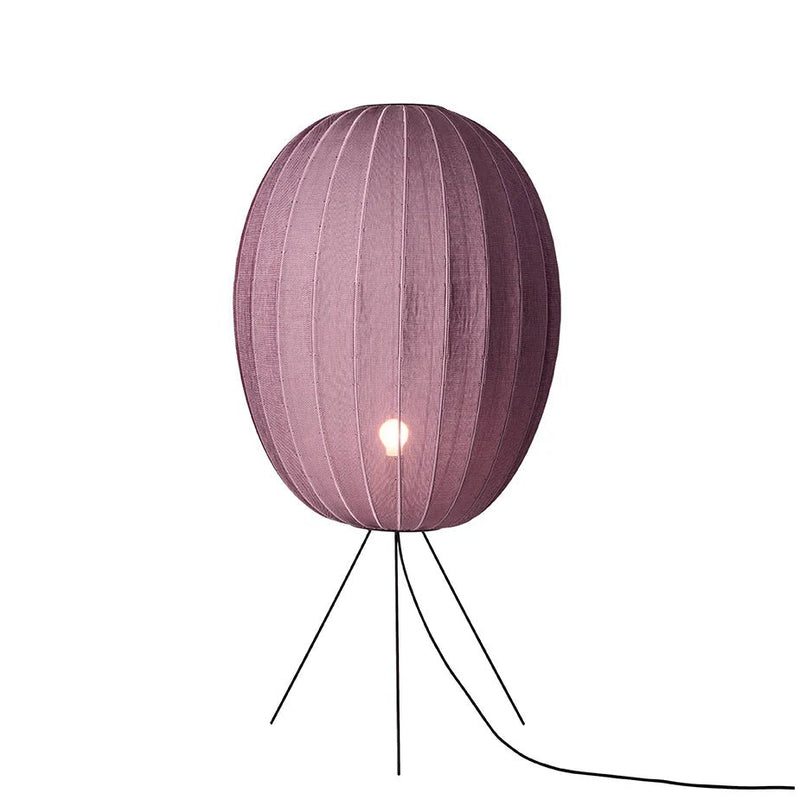 Knit - Wit Floor Medium Lamp - Made by Hand Floor Lamps - 60 - Light Pink - HORNE