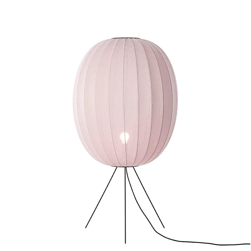 Knit - Wit Floor Medium Lamp - Made by Hand Floor Lamps - 60 - Light Pink - HORNE