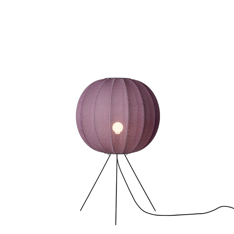 Knit - Wit Floor Medium Lamp - Made by Hand Floor Lamps - 60 - Light Pink - HORNE