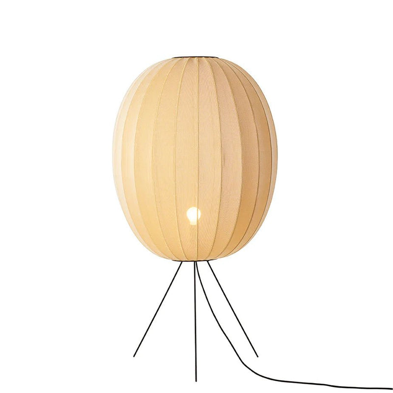Knit - Wit Floor Medium Lamp - Made by Hand Floor Lamps - 60 - Light Pink - HORNE
