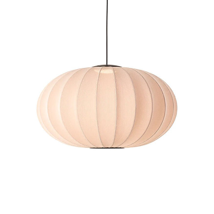 Knit Wit Oval Pendant LED - Made by Hand Pendants - 76 - Sandstone - HORNE