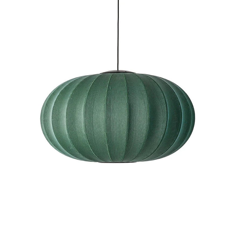 Knit Wit Oval Pendant LED - Made by Hand Pendants - 45 - Blue Stone - HORNE