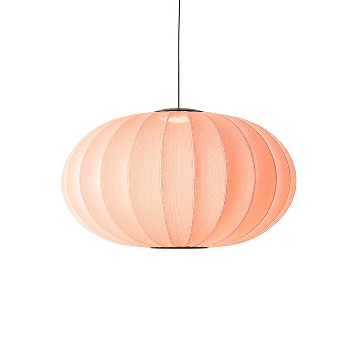 Knit Wit Oval Pendant LED - Made by Hand Pendants - 76 - Coral - HORNE