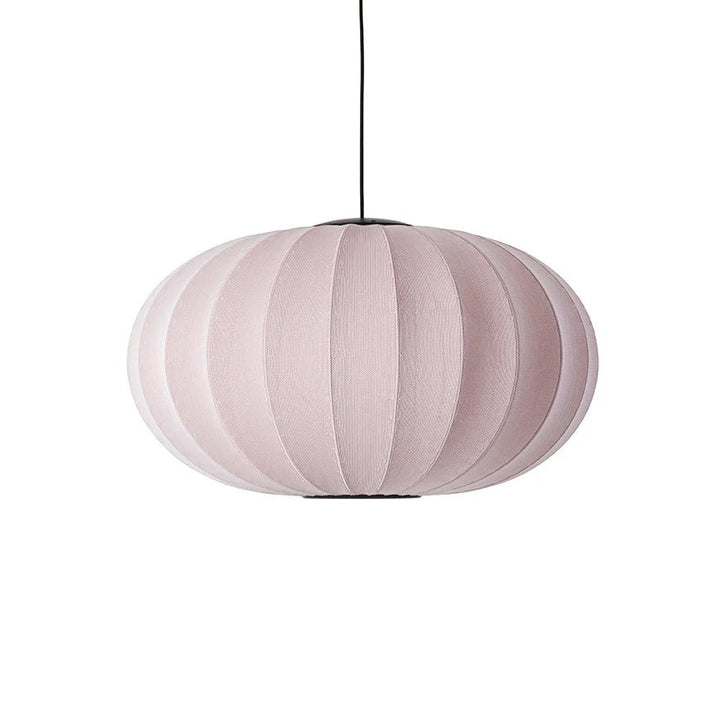 Knit Wit Oval Pendant LED - Made by Hand Pendants - 76 - Light Pink - HORNE