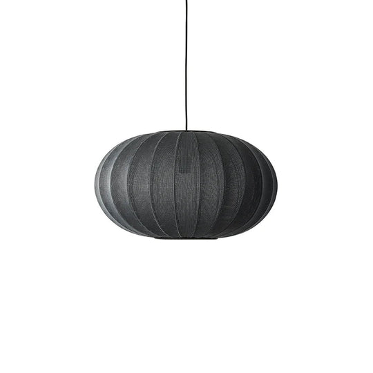 Knit Wit Oval Pendant - Made by Hand Pendants - 57 - Black - HORNE