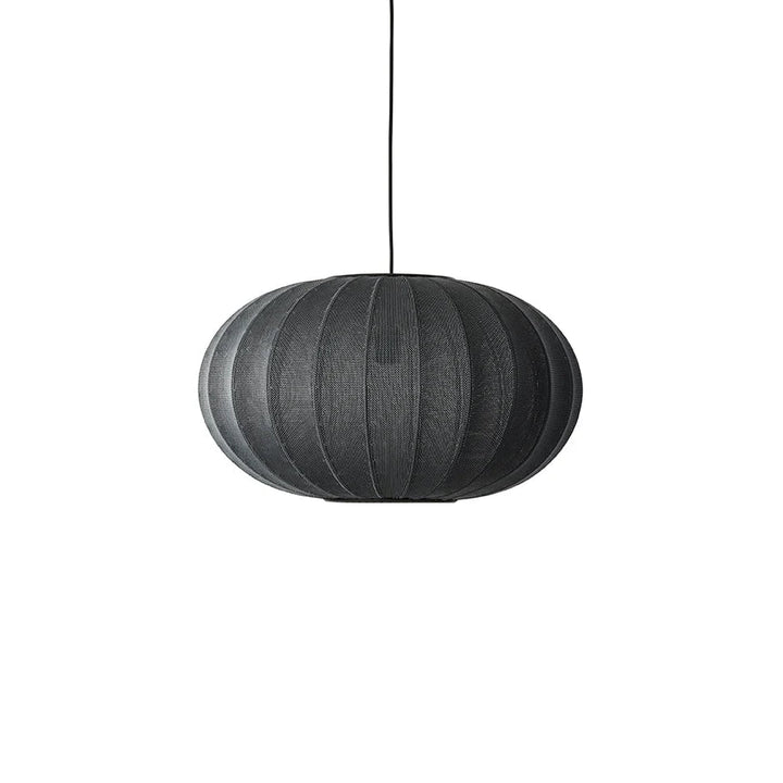 Knit Wit Oval Pendant - Made by Hand Pendants - 57 - Black - HORNE
