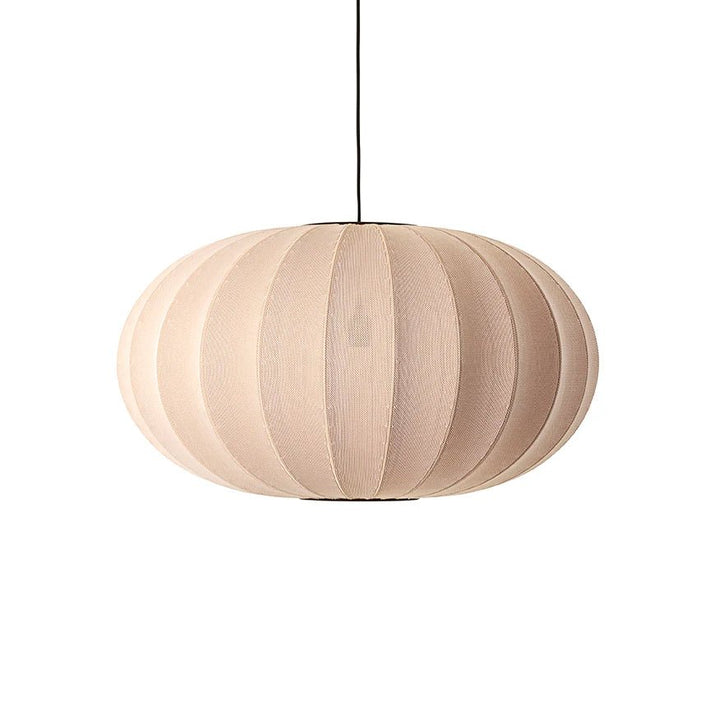 Knit Wit Oval Pendant - Made by Hand Pendants - 76 - Sandstone - HORNE