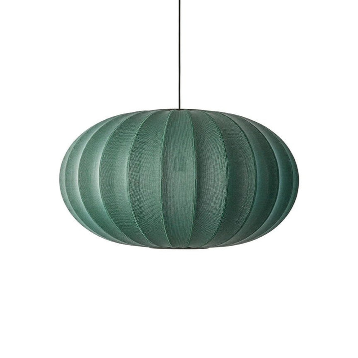 Knit Wit Oval Pendant - Made by Hand Pendants - 76 - Tweed Green - HORNE