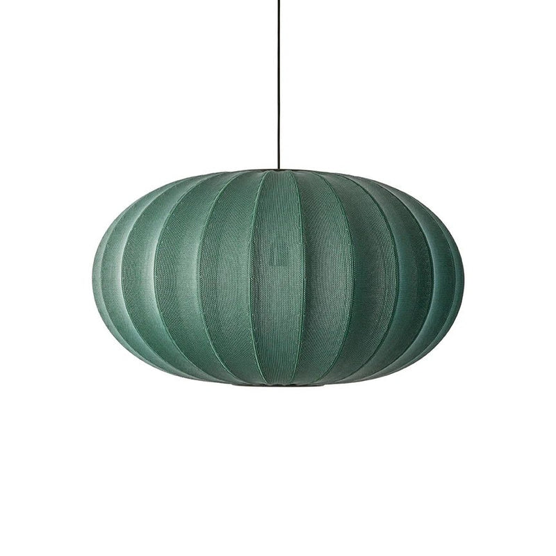 Knit Wit Oval Pendant - Made by Hand Pendants - 76 - Tweed Green - HORNE