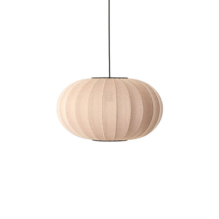 Knit Wit Oval Pendant - Made by Hand Pendants - 57 - Sandstone - HORNE