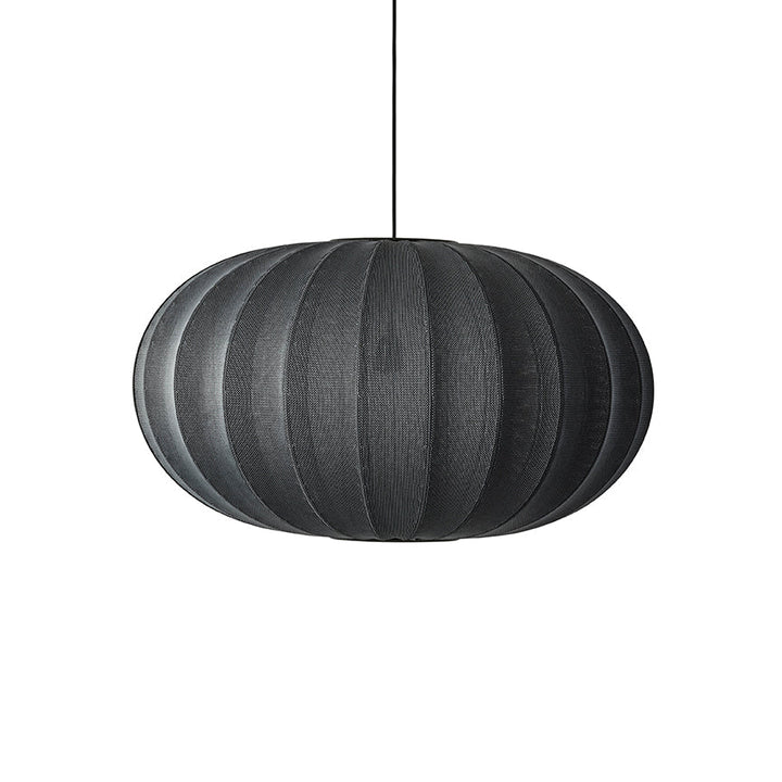 Knit Wit Oval Pendant - Made by Hand Pendants - 76 - Black - HORNE