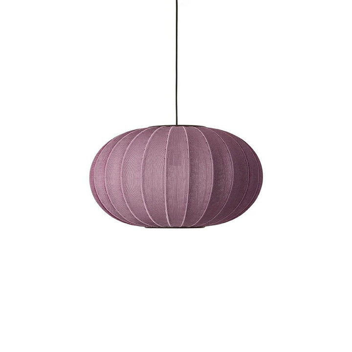 Knit Wit Oval Pendant - Made by Hand Pendants - 57 - Burgundy - HORNE