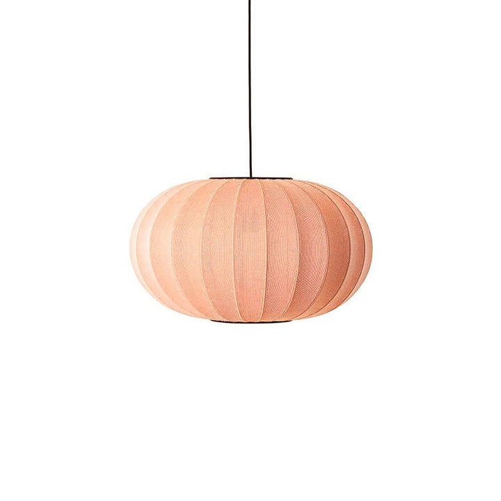 Knit Wit Oval Pendant - Made by Hand Pendants - 57 - Coral - HORNE