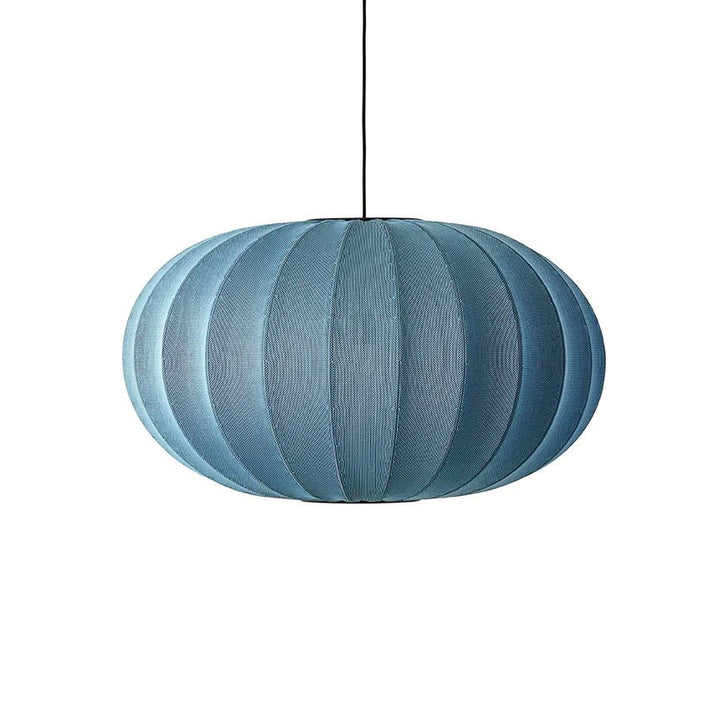 Knit Wit Oval Pendant - Made by Hand Pendants - 76 - Blue Stone - HORNE