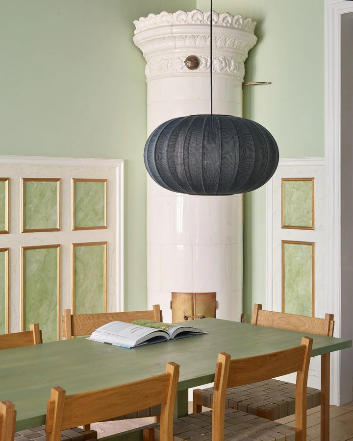 Knit Wit Oval Pendant - Made by Hand Pendants - 76 - Tweed Green - HORNE