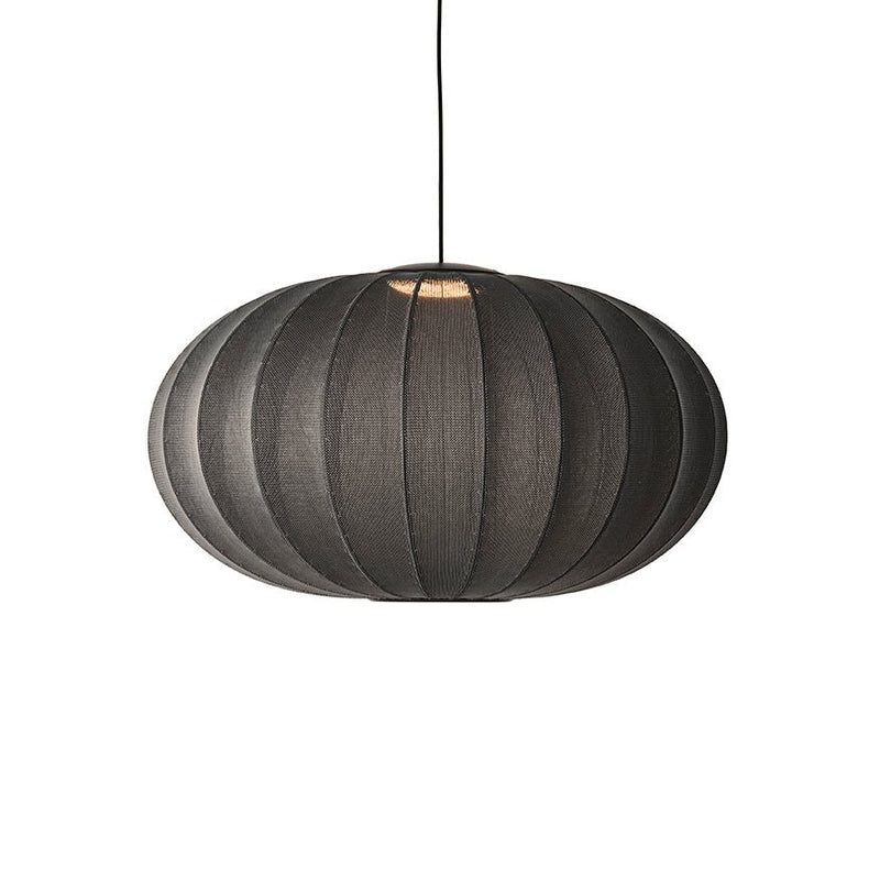 Knit Wit Pendant LED - Made by Hand Pendants - 45 - Black - HORNE