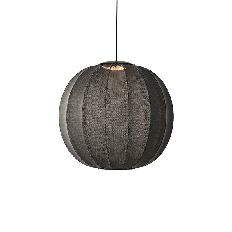 Knit Wit Pendant LED - Made by Hand Pendants - 45 - Black - HORNE