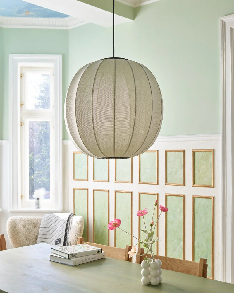 Knit Wit Pendant LED - Made by Hand Pendants - 45 - Black - HORNE