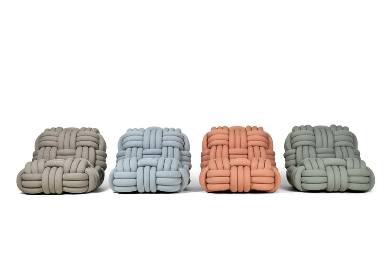 Knitty Lounge Chair - Moooi Chairs - Knitty Armchair Mosaic 2 0222 - HORNE