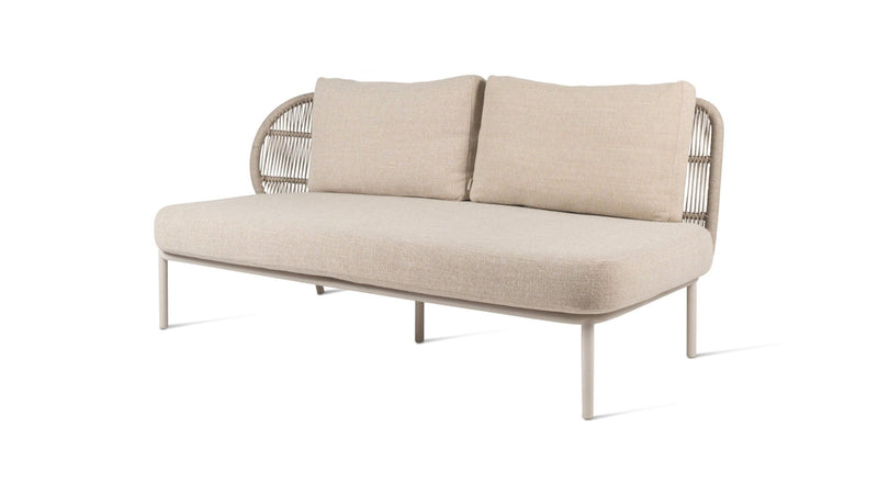 Kodo Modular 2 Seater - Vincent Sheppard Sofas - Left - Dune White - Almond - HORNE