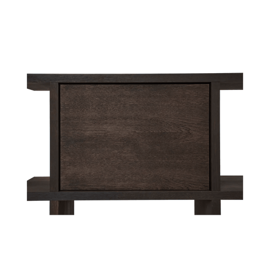 Kona Bookcase Cabinet Insert - Ferm Living Shelving - Dark Stained - HORNE