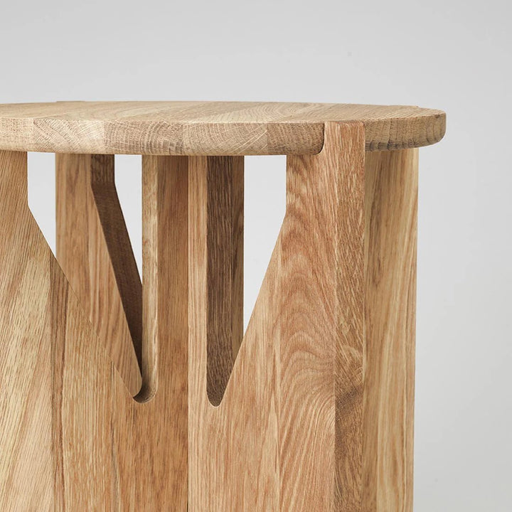 Kristina Dam Stool - Kristina Dam Stools + Benches + Ottomans - Warm Lacquered Oak - HORNE