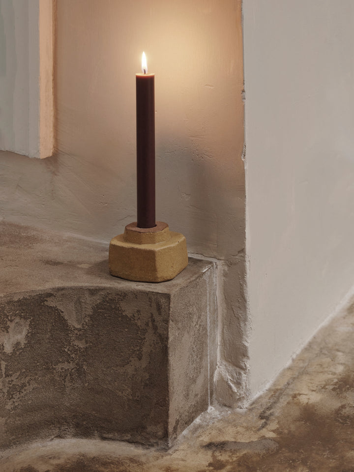 Kurinu Candle Holder - Ferm Living - Candle Holders - White - HORNE
