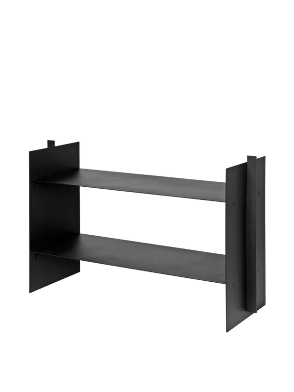 Lager Low Rack - Ferm Living Shelving - Black - HORNE