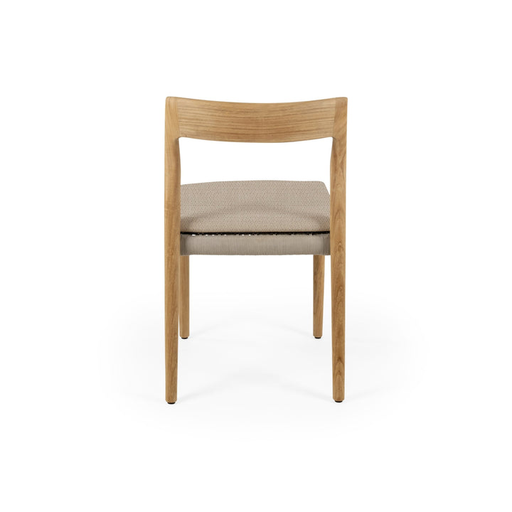 Lago Side Chair - BETACO Chairs - w/Seat Cushion / Grey Rope / Teak / Lopi Chai - HORNE