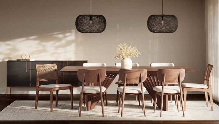 Laguna Wooden Dining Table - Urbia Tables - Nogal - HORNE