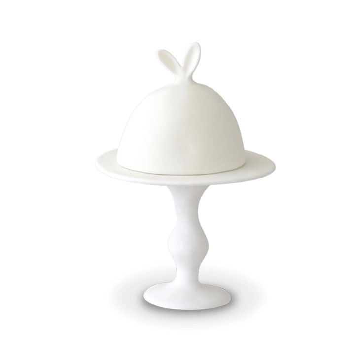 Lapin Domed Cake Stand - Tina Frey Decorative Objects - Small - White - HORNE