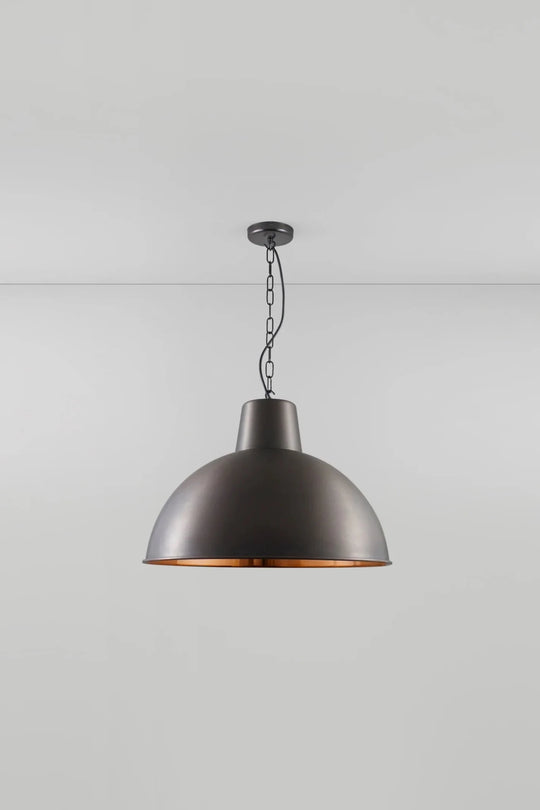 Large Spun Reflector - Davey Lighting Pendants - Polished Aluminium - HORNE